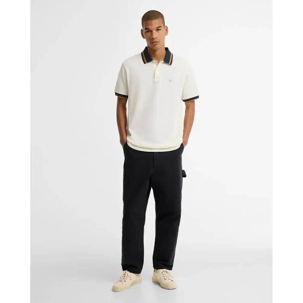 Barbour Anthorn Textured Tailored Polo Shirt